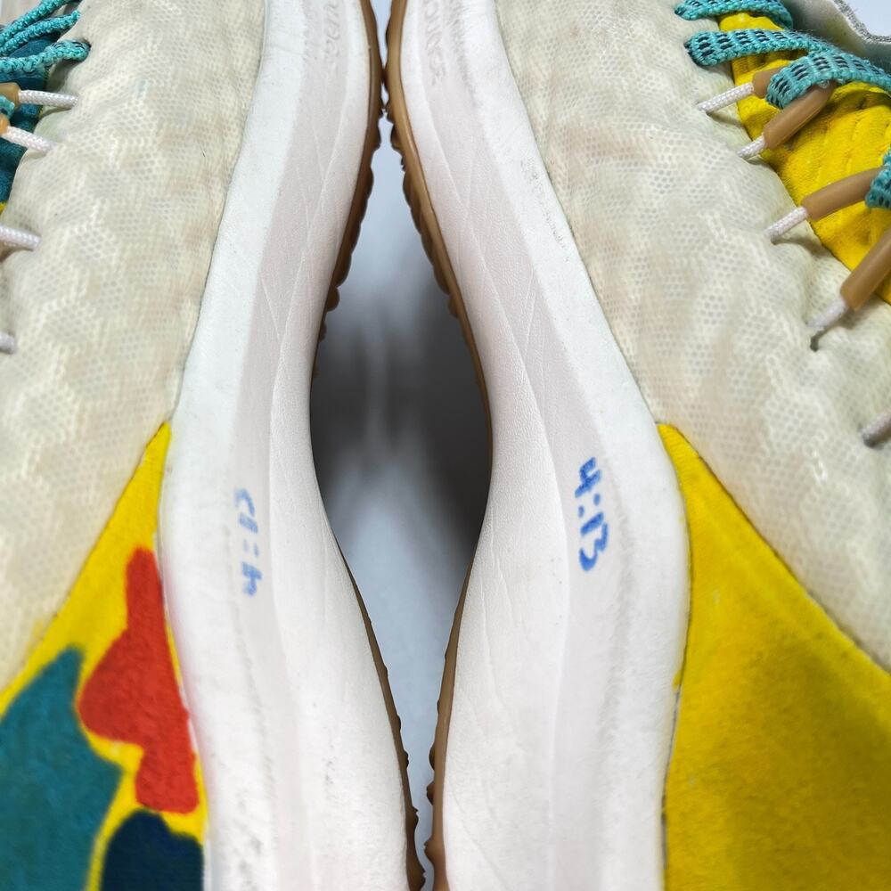 adidas Dame 4 Un-Dyed Multi Mid Top Casual Sneakers Shoes BY4496 Men's Size 9.5 - Picture 9 of 11